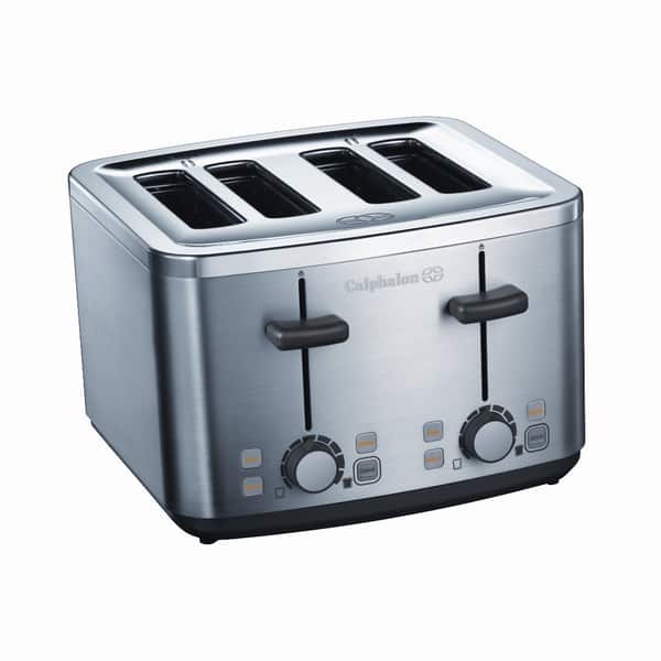 Calphalon Brushed Stainless Steel 4-Slice Toaster - Bed Bath & Beyond ...