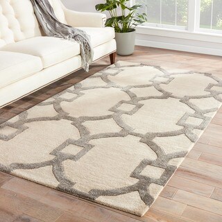 Bronx Handmade Trellis Gray Beige Area Rug 8 X 11 Free Bronx Handmade Trellis Gray Beige Area Rug 9 6