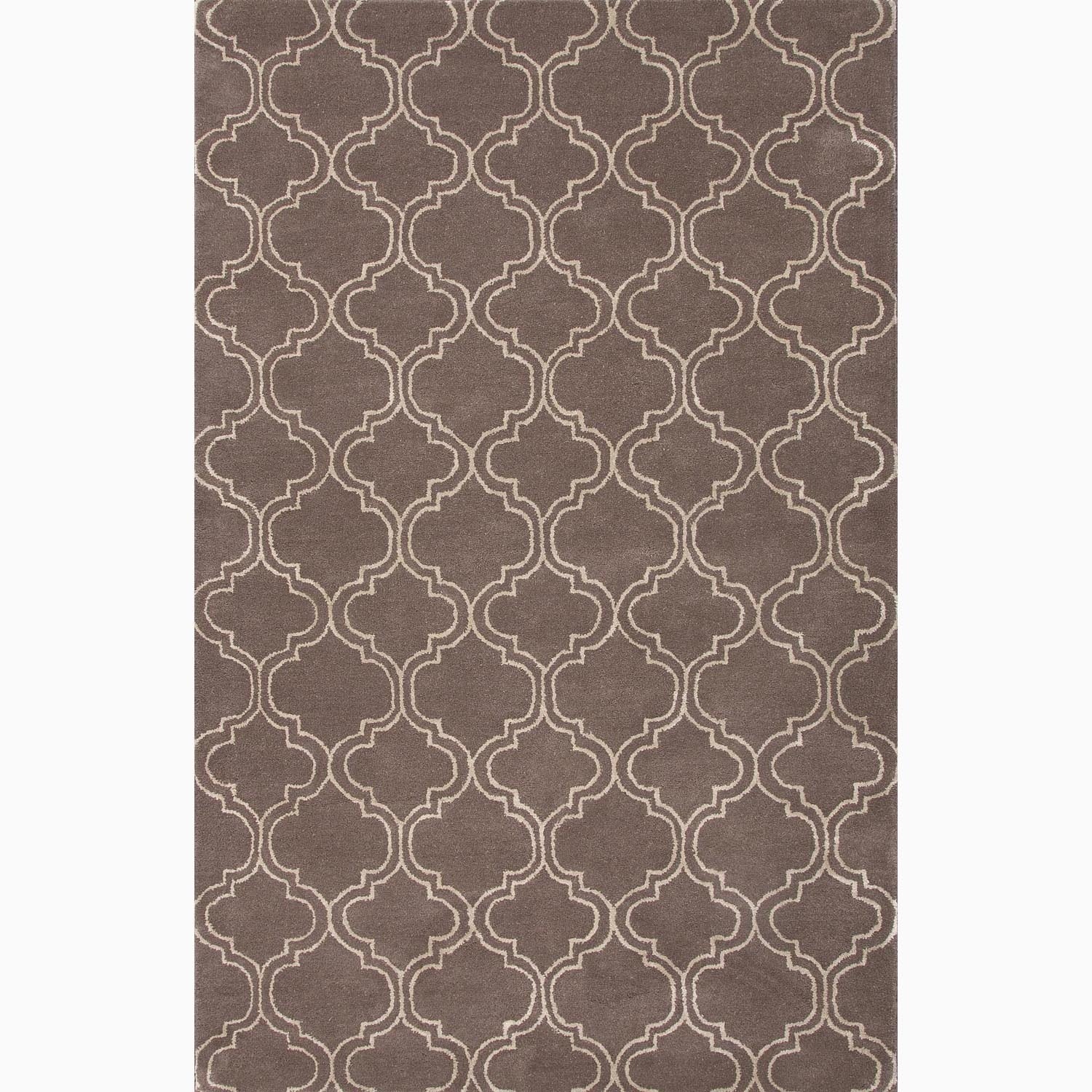 Handmade Gray/ Ivory Wool/ Art Silk Durable Rug (2 X 3)