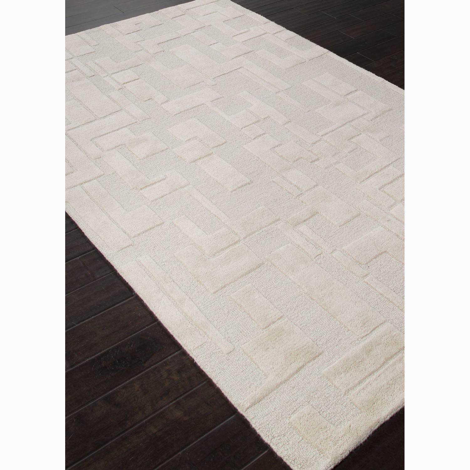 Hand-Made Ivory/ White Wool Textured Rug (2X3) - 2' x 3'/Surplus - Bed Bath  & Beyond - 8573685