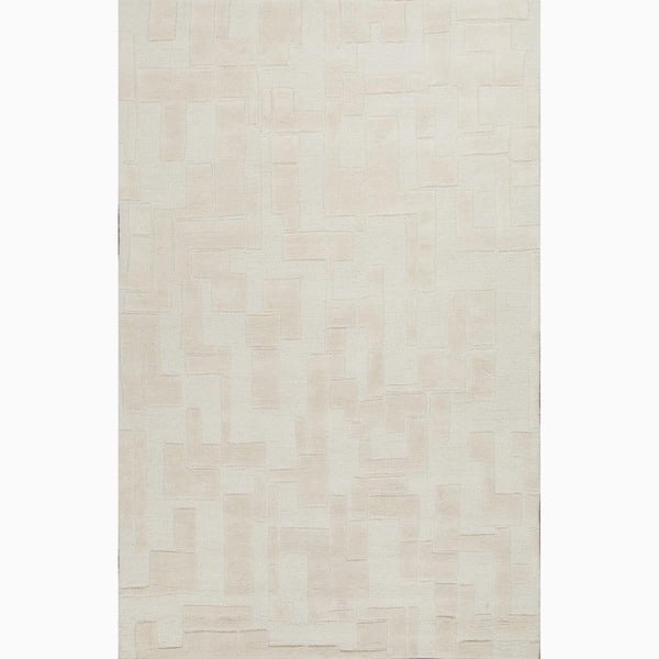 Hand-Made Ivory/ White Wool Textured Rug (2X3) - 2' x 3'/Surplus - Bed Bath  & Beyond - 8573685
