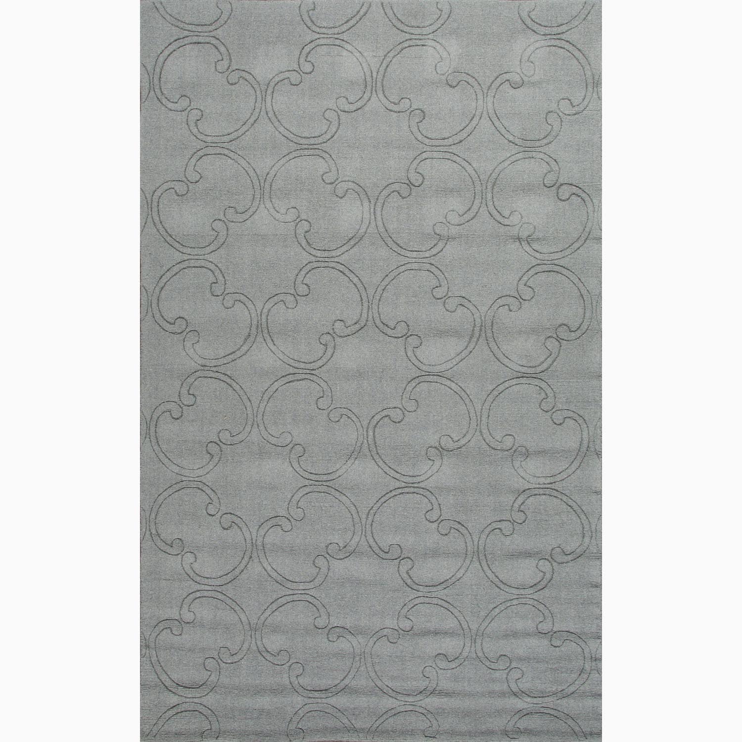 Handmade Gray Wool Te X Tured Rug (8 X 11)