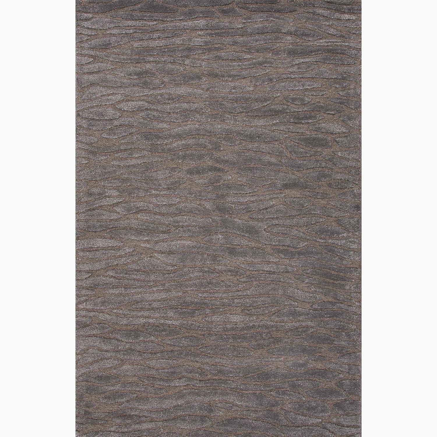 Handmade Gray Wool/ Art Silk Te X Tured Rug (2 X 3)