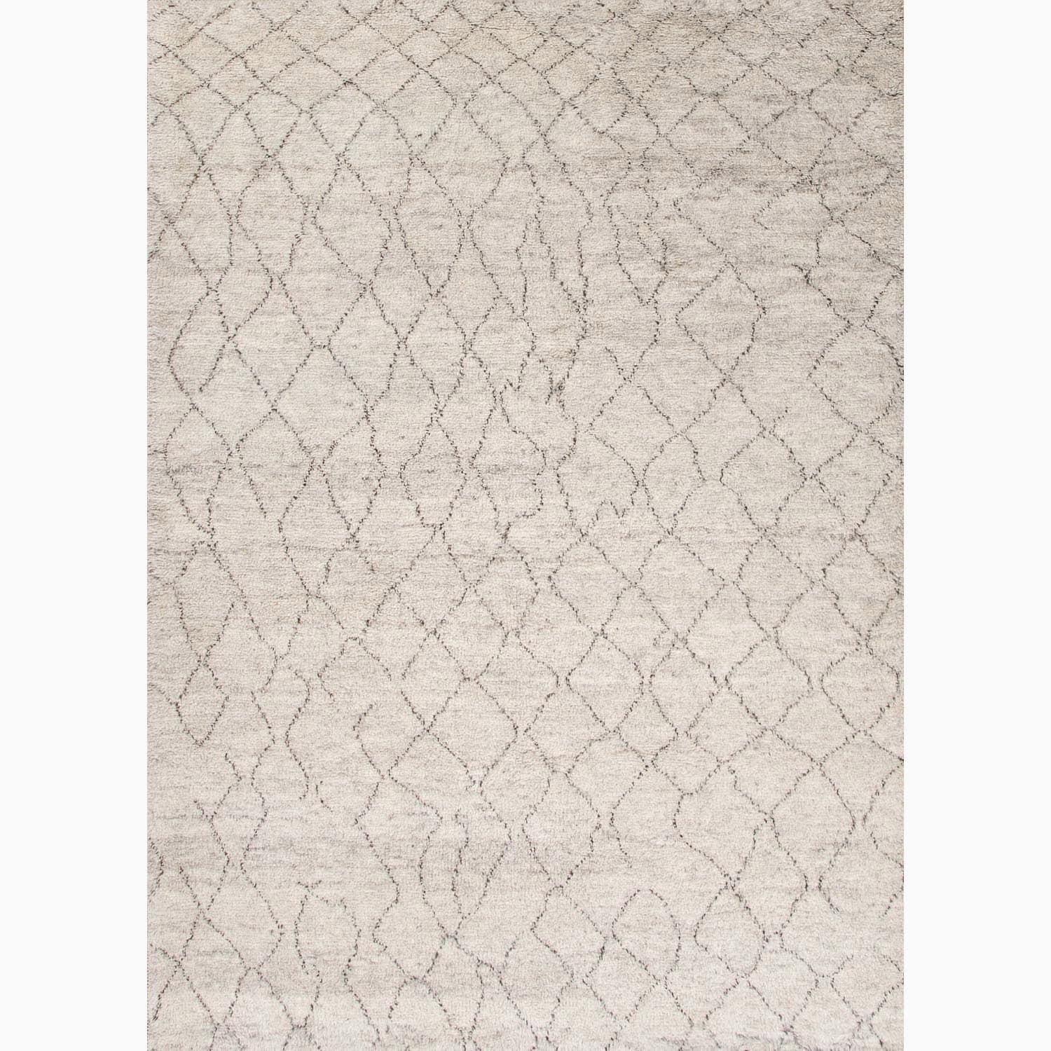 Handmade Ivory/ Brown Wool Textured Area Rug (8x10)