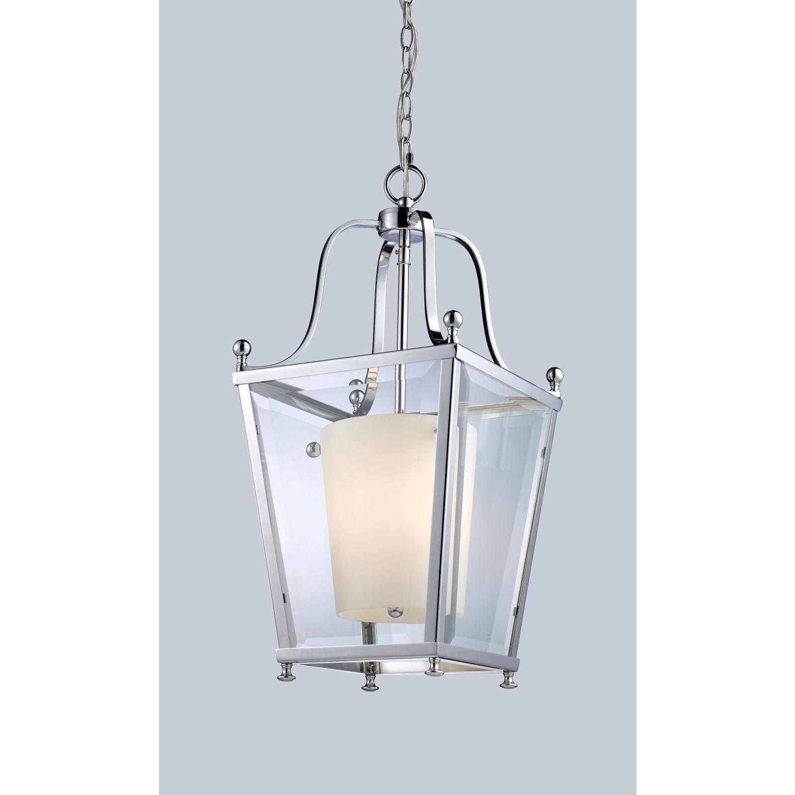 Z lite 3 light Chrome Pendant