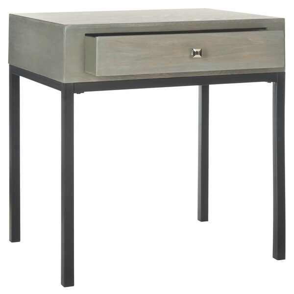 Adena Ash Grey End Table Safavieh Coffee, Sofa & End Tables