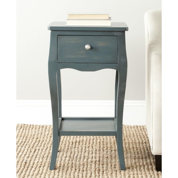 Shop Safavieh Thelma Dark Teal End Table Free Shipping Today