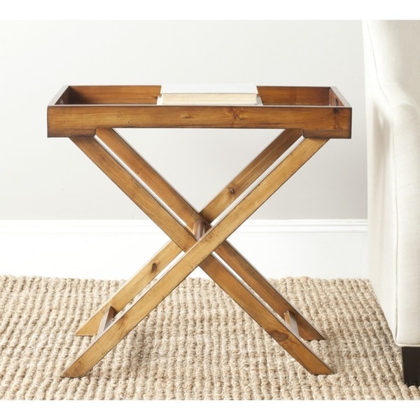 Safavieh Leo Grey Overcast Accent Table