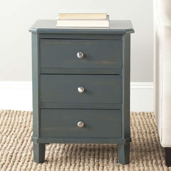 Shop Safavieh Joe Dark Teal End Table On Sale Free Shipping Today