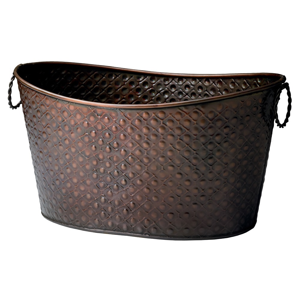 Copper Relief Oval Tub