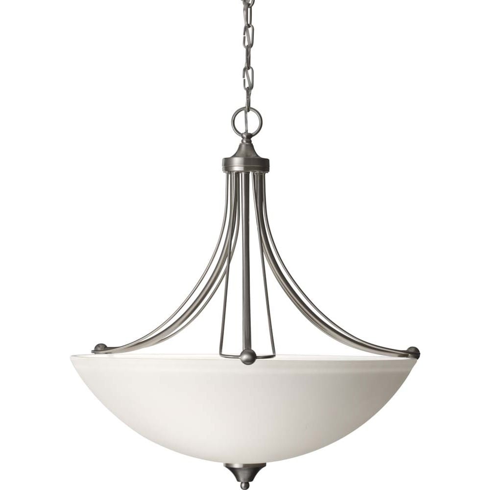 Morgan 3 light Brushed Steel Pendant