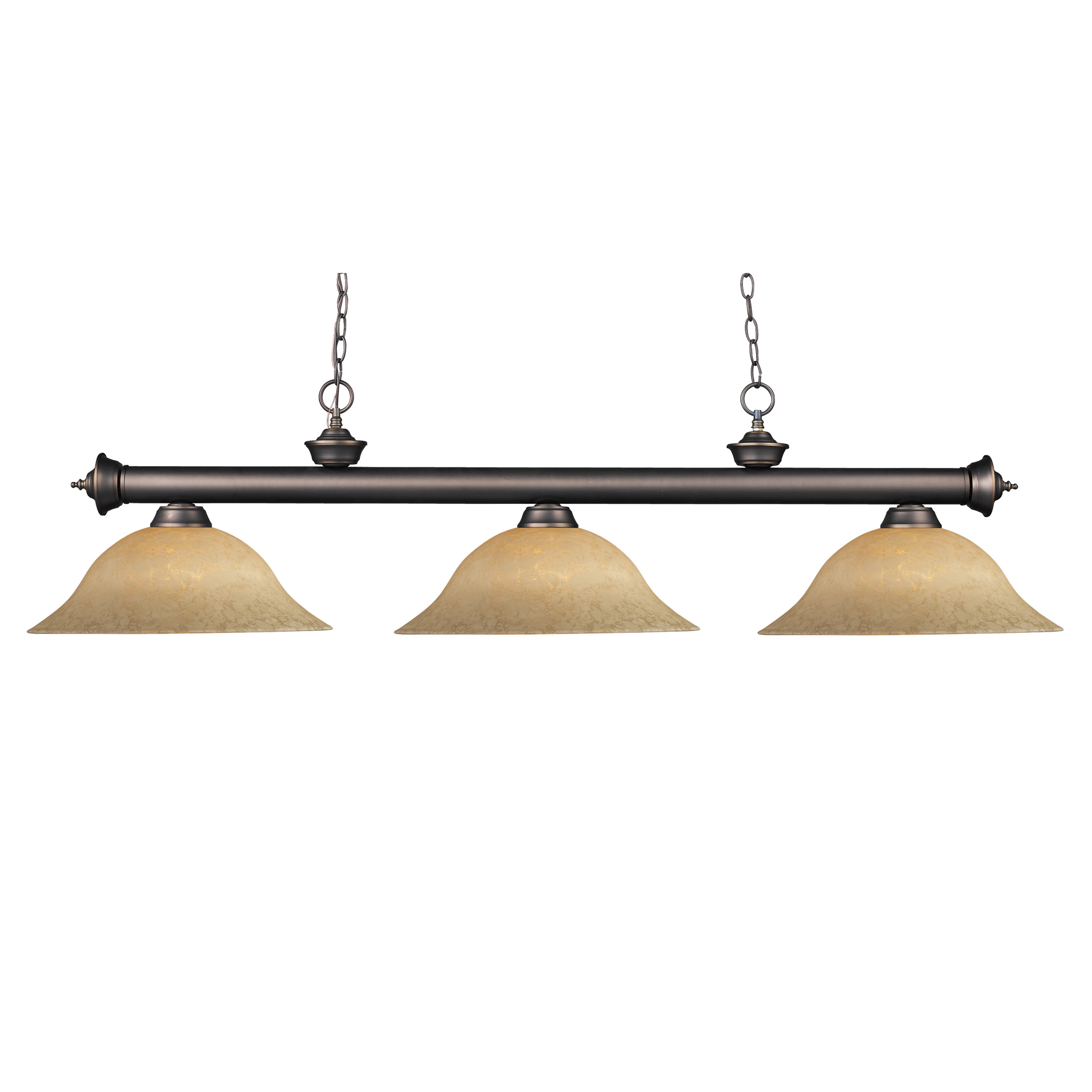 Z lite 3 light Billiard Fixture