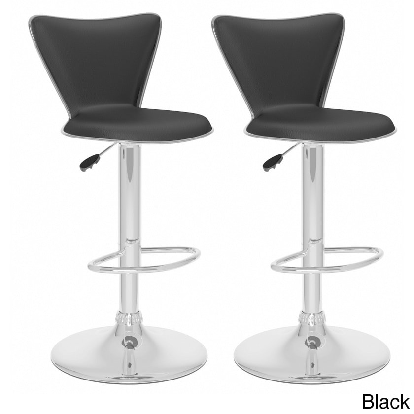 Corliving B 2x7 upd Tall Adjustable Bar Stool (set Of 2)