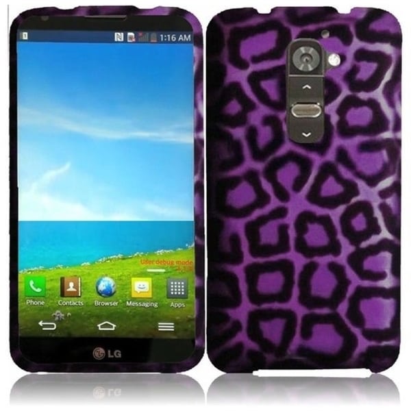 BasAcc Purple Leopard Case for LG G2 BasAcc Cases & Holders