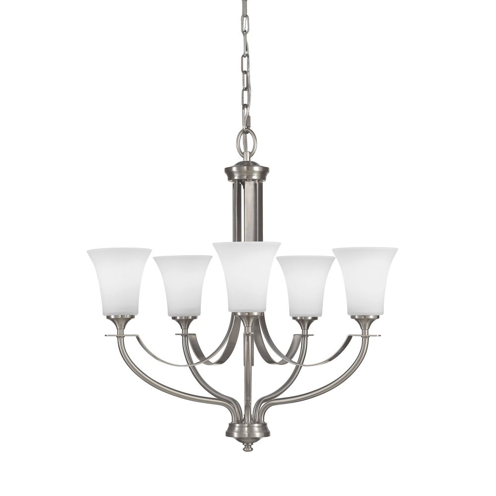 5 Light Chandelier Oil Rubbed Bronze Finish with Highlights 5 Light Chandelier Oil Rubbed Bronze Finish with Highlights