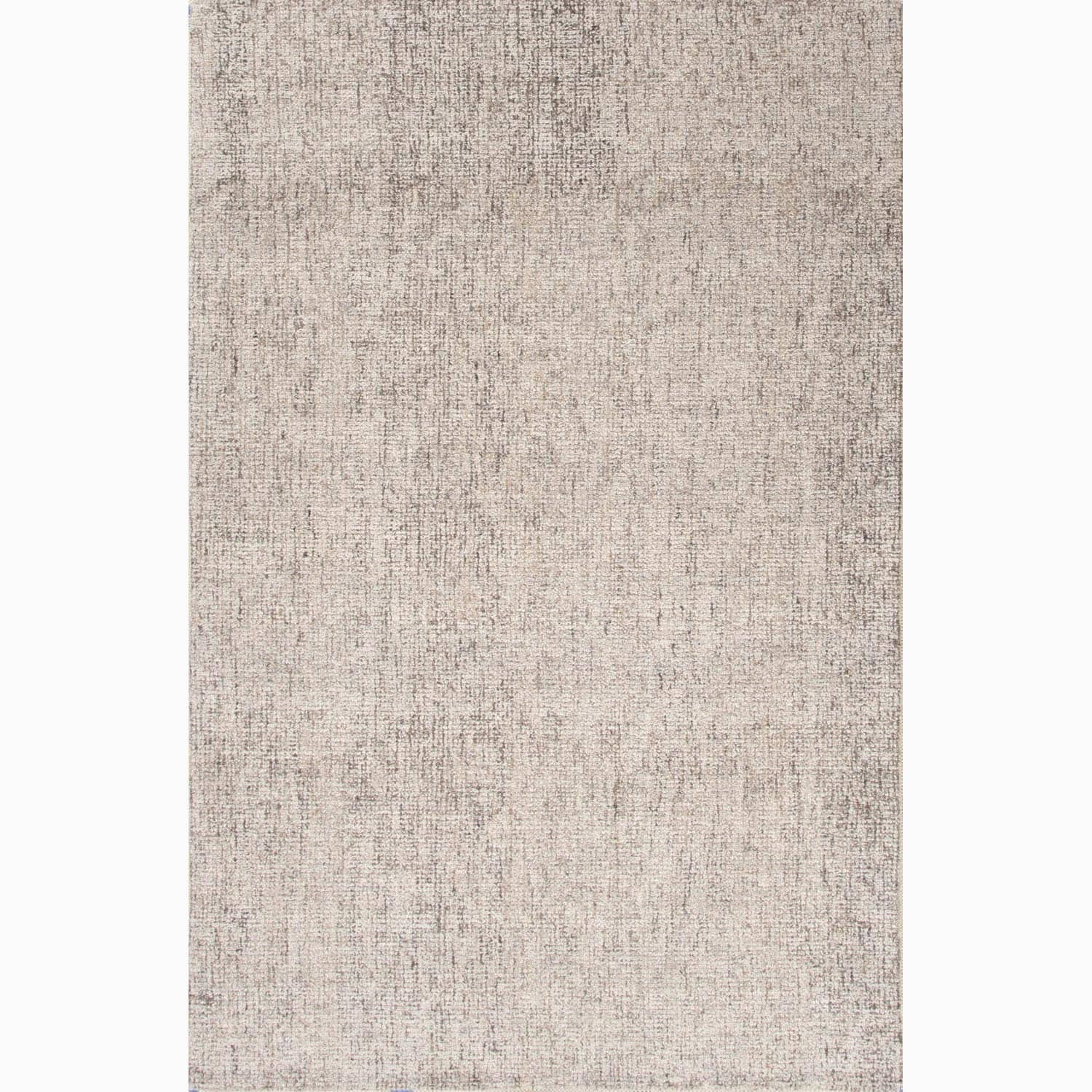 Handmade Ivory/ Gray Wool Easy Care Rug (4 X 6)