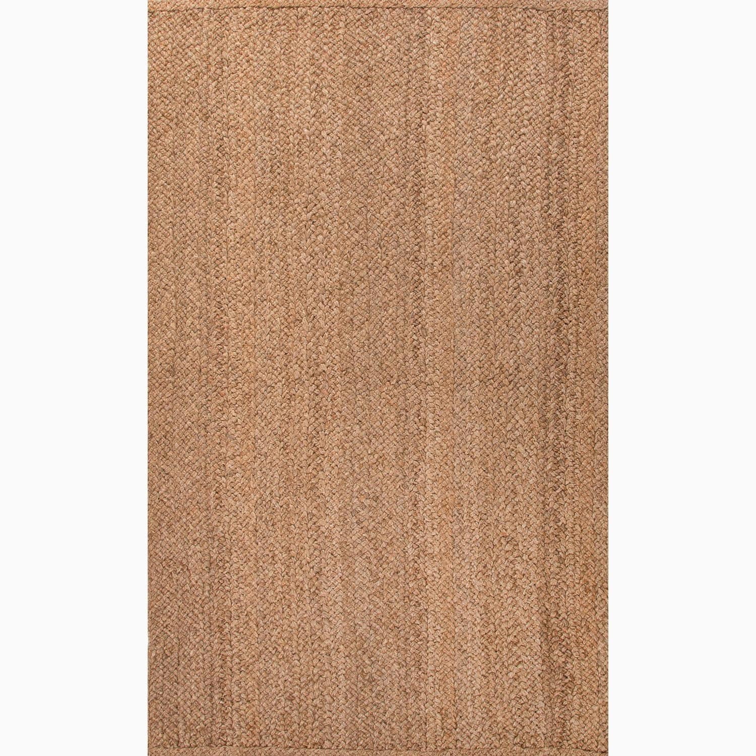 Handmade Taupe/ Tan 100 percent Jute Natural Rug (5 X 8)