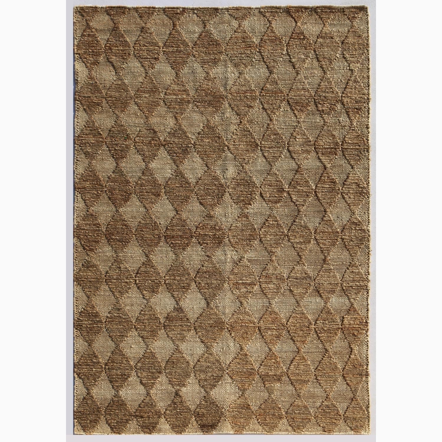 Handmade Taupe/ Ivory Hemp Eco friendly Rug (4 X 6)