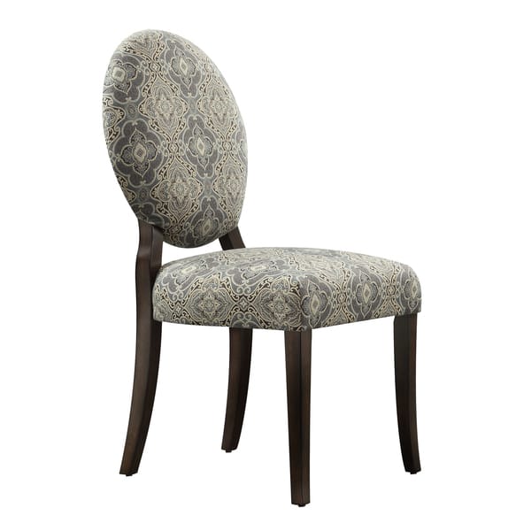 INSPIRE Q Paulina Blue Damask Round Back Dining Chair (Set of 2) Bed — free download