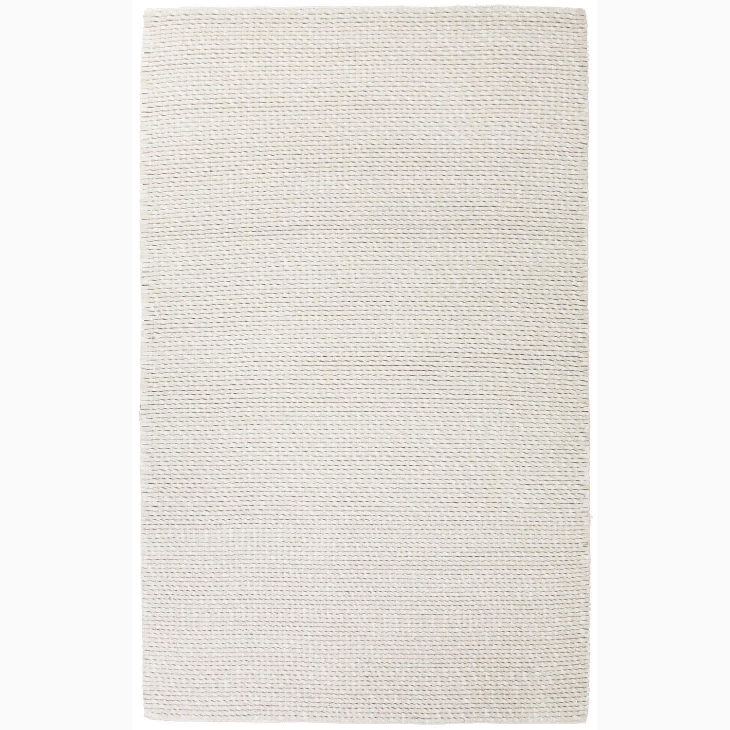 Hand made Gray Wool Textured Rug (5x8)