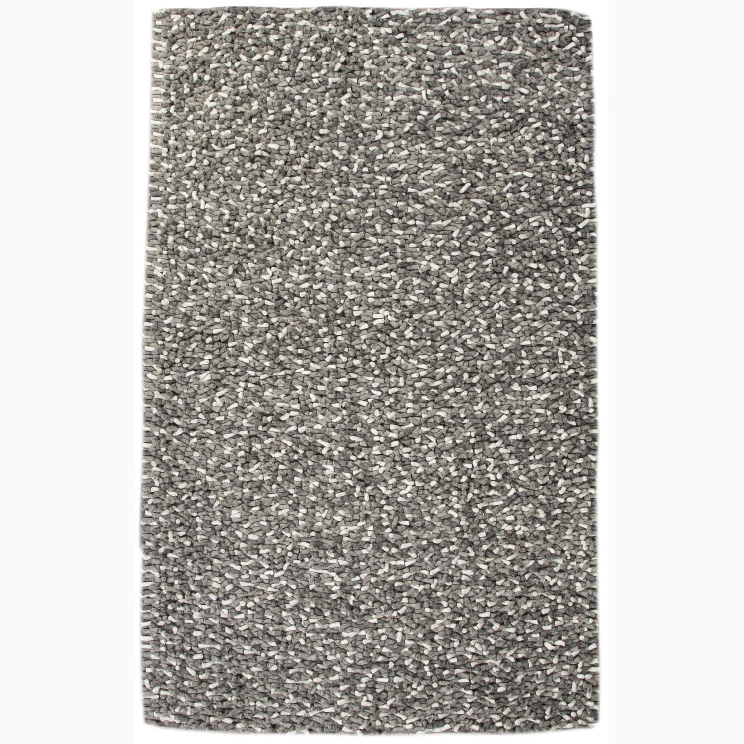 Handmade Gray/ Ivory Wool Ultra Plush Rug (2 X 3)