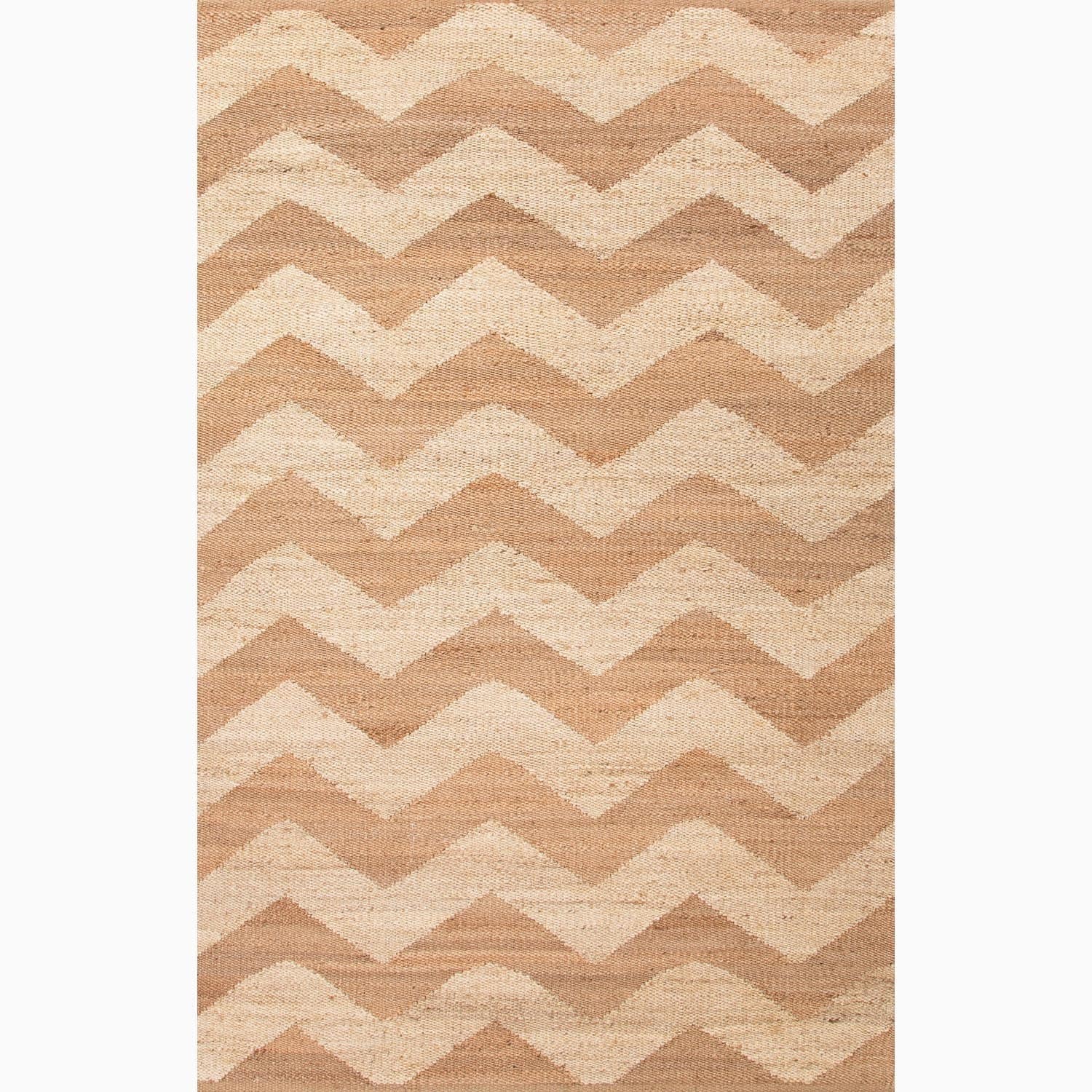 Handmade Ivory/ Taupe Jute Eco friendly Rug (5 X 8)