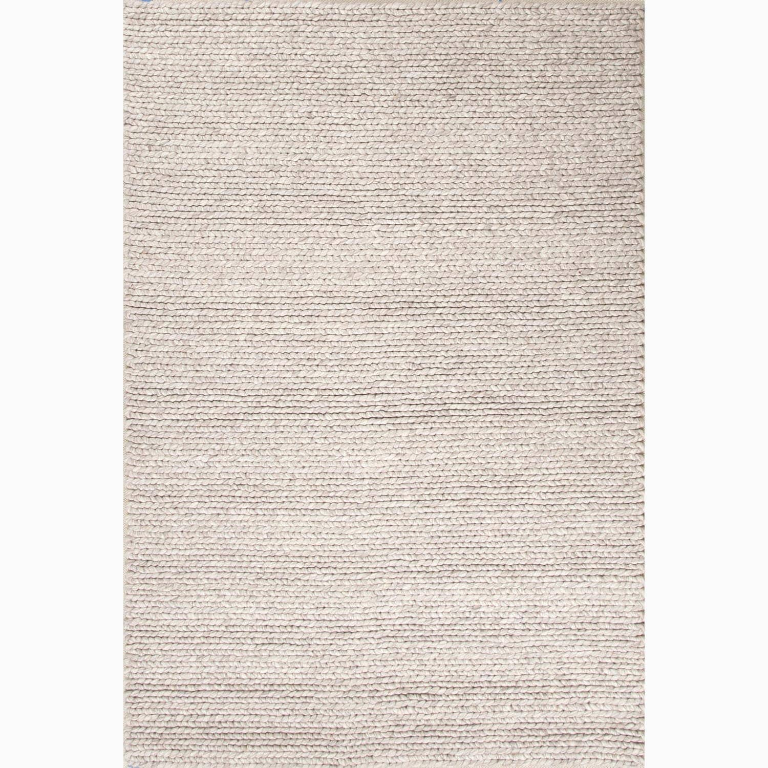 Casual Handmade Gray Wool Textured Rug (5 X 8)