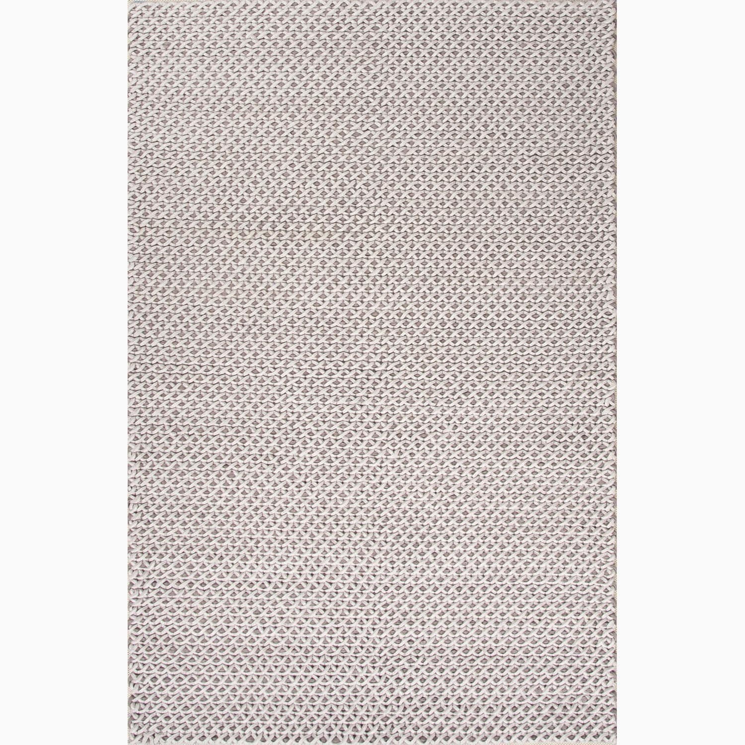 Hand made Gray Wool Ultra Plush Rug (5x8)