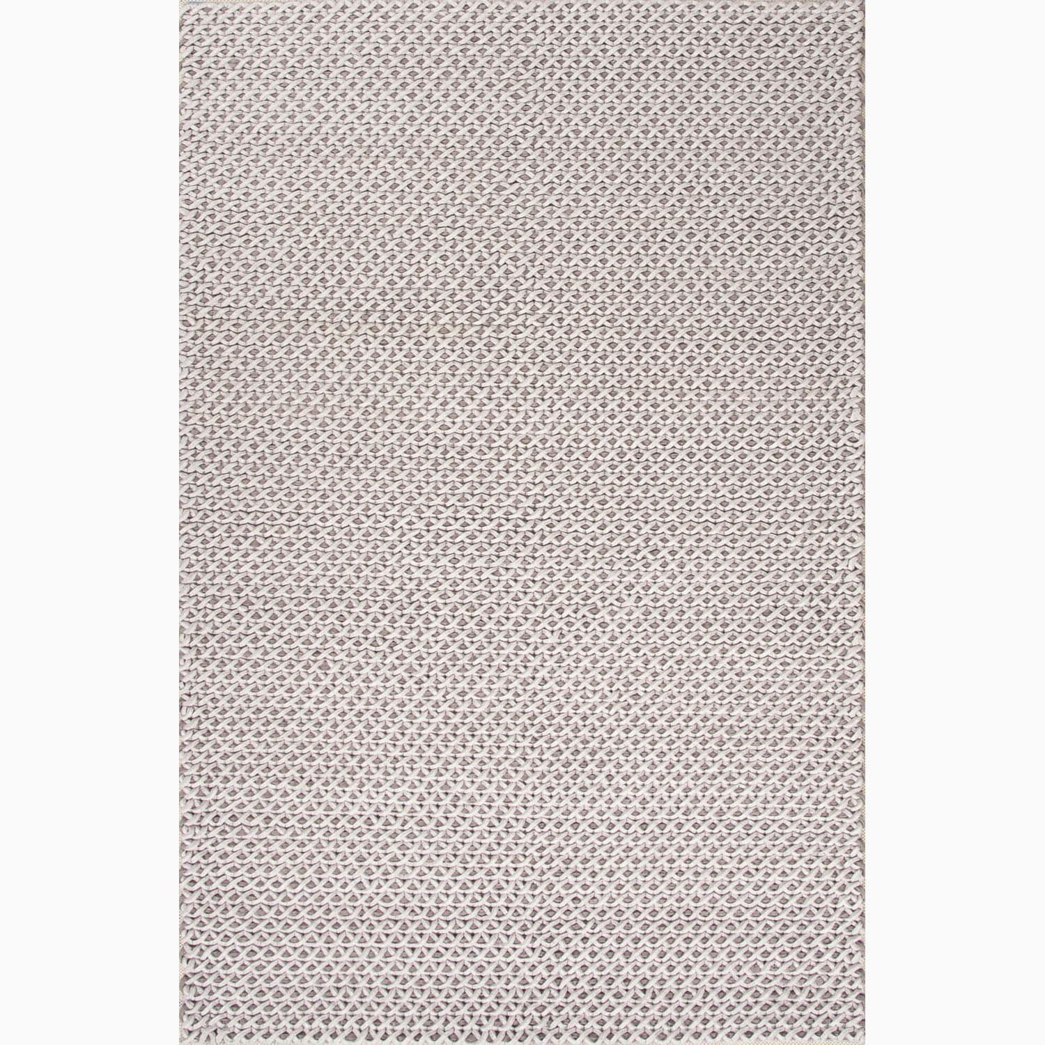 Hand made Gray Wool Ultra Plush Rug (8x10)