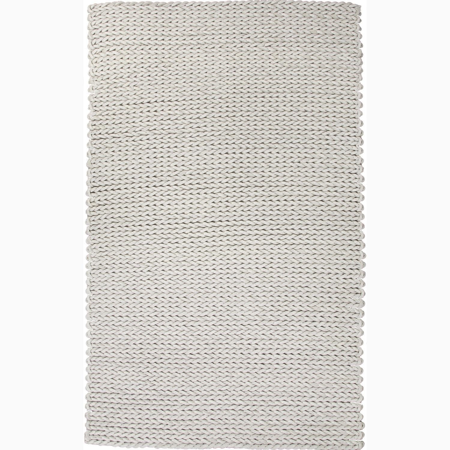 Handmade Gray Wool Ultra Plush Rug (8 X 10)
