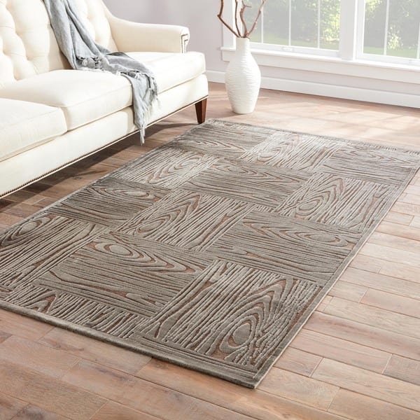 Grainger Round Rug Grainger Abstract Gray Area Rug (2' X 3') - 2' x 3' - Bed Bath & Beyond ...