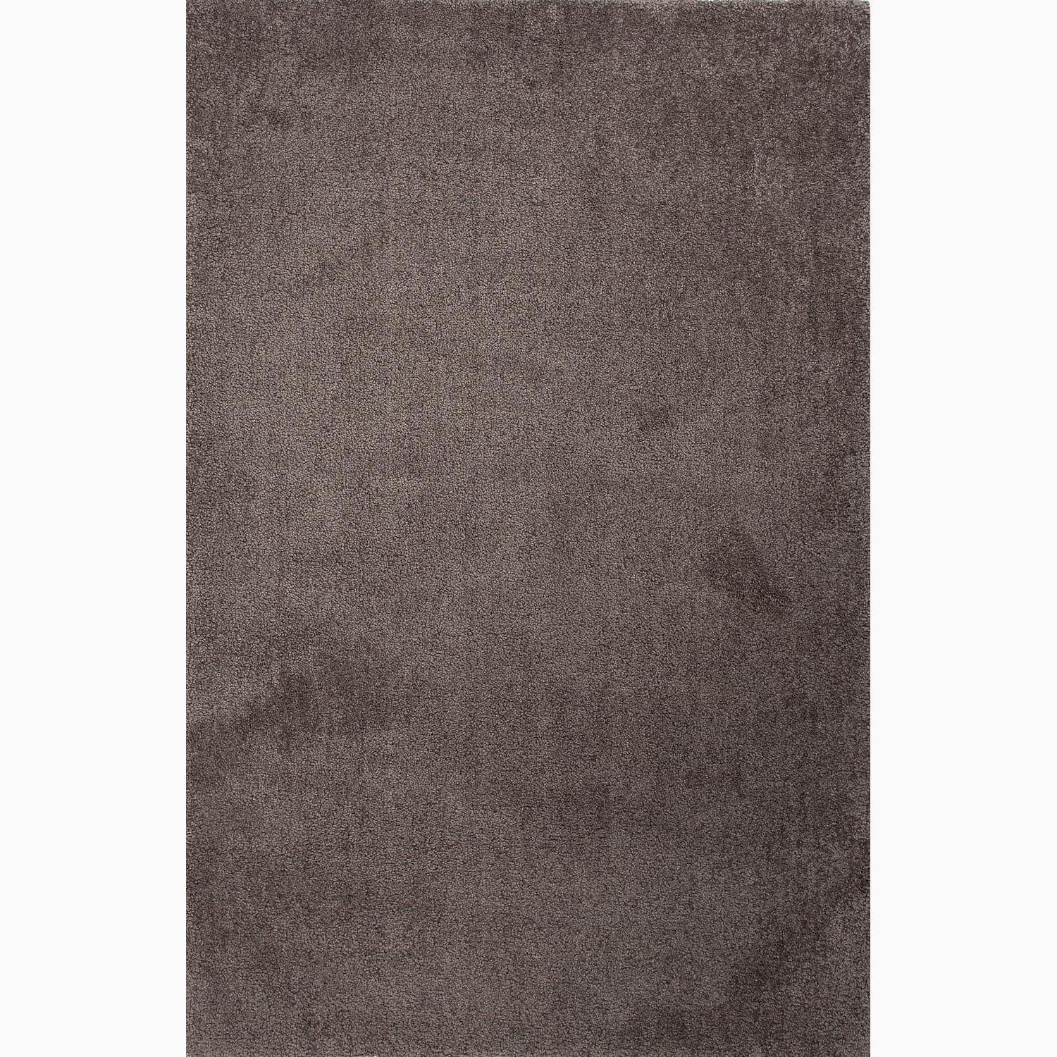 Handmade Gray Polyester Plush Pile Area Rug (5 X 8)