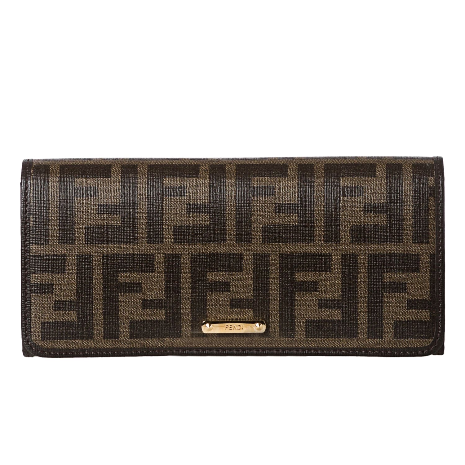 Fendi Zucca Continental Wallet