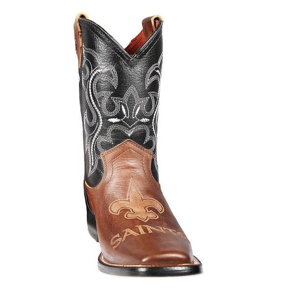 New Orleans Saints Junior Western Boots - Free Shipping Today ...