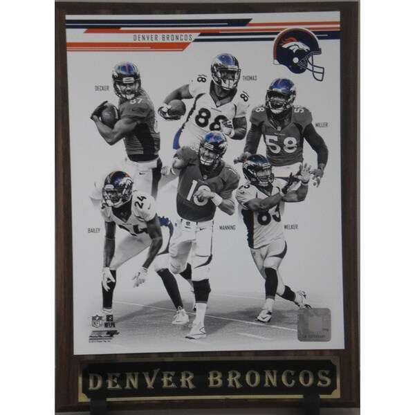 2013 Denver Broncos Plaque