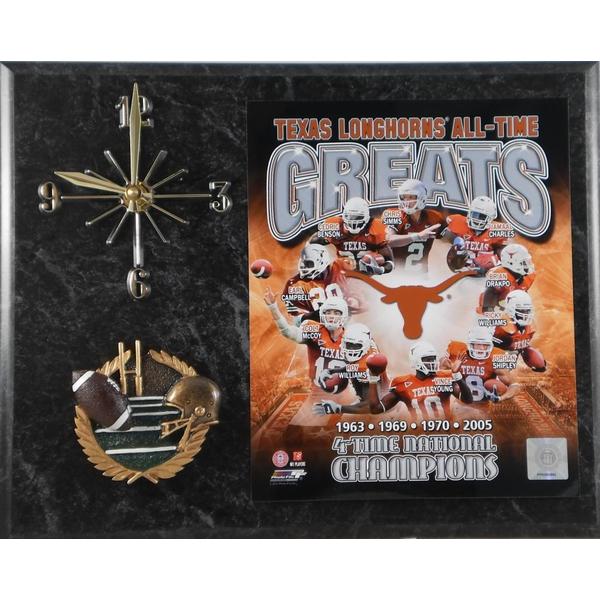 Texas Longhorns All Time Greats Clock