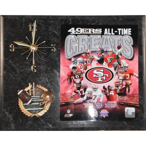 San Francisco 49ers All Time Greats Clock