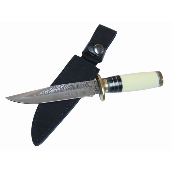 8.5 Real Bone Handle Hunting Knife The Bone Edge Hunting Knives