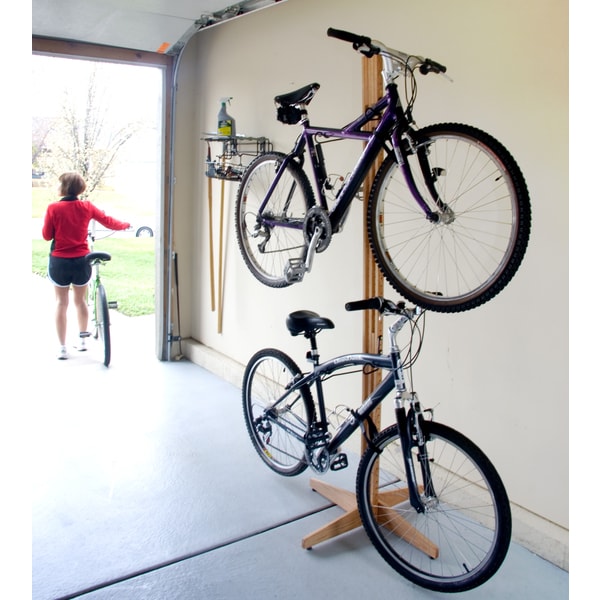 Shop Gear Up Oak Rak Floor To Ceiling Bike Freestand - Free Shipping ...