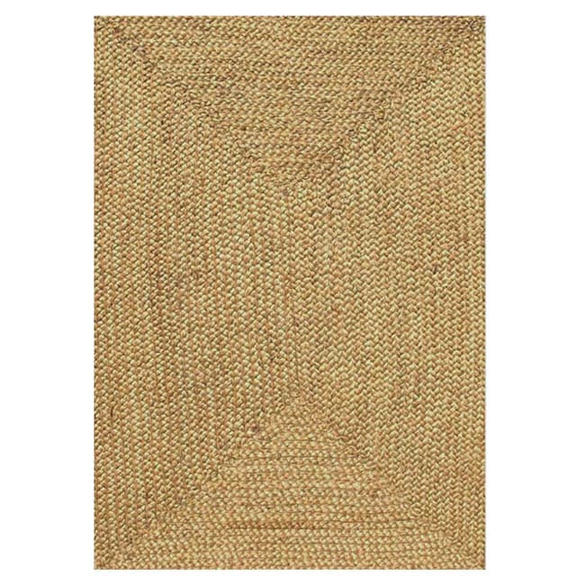 Handwoven Braided Jute Rug (9 X 12)