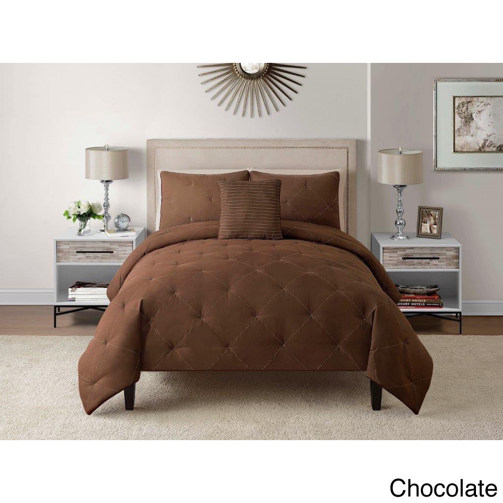 Charlotte Embroidered 4 piece Comforter Set