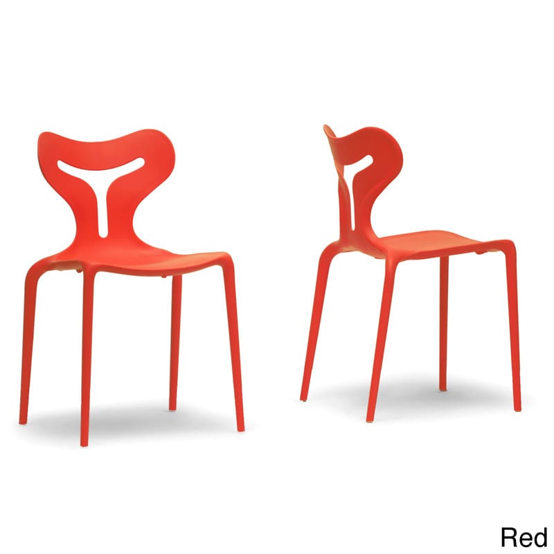 Yari Stackable Modern Dining Chair (set Of 2)