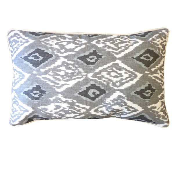 Grey Pluto Throw Pillow