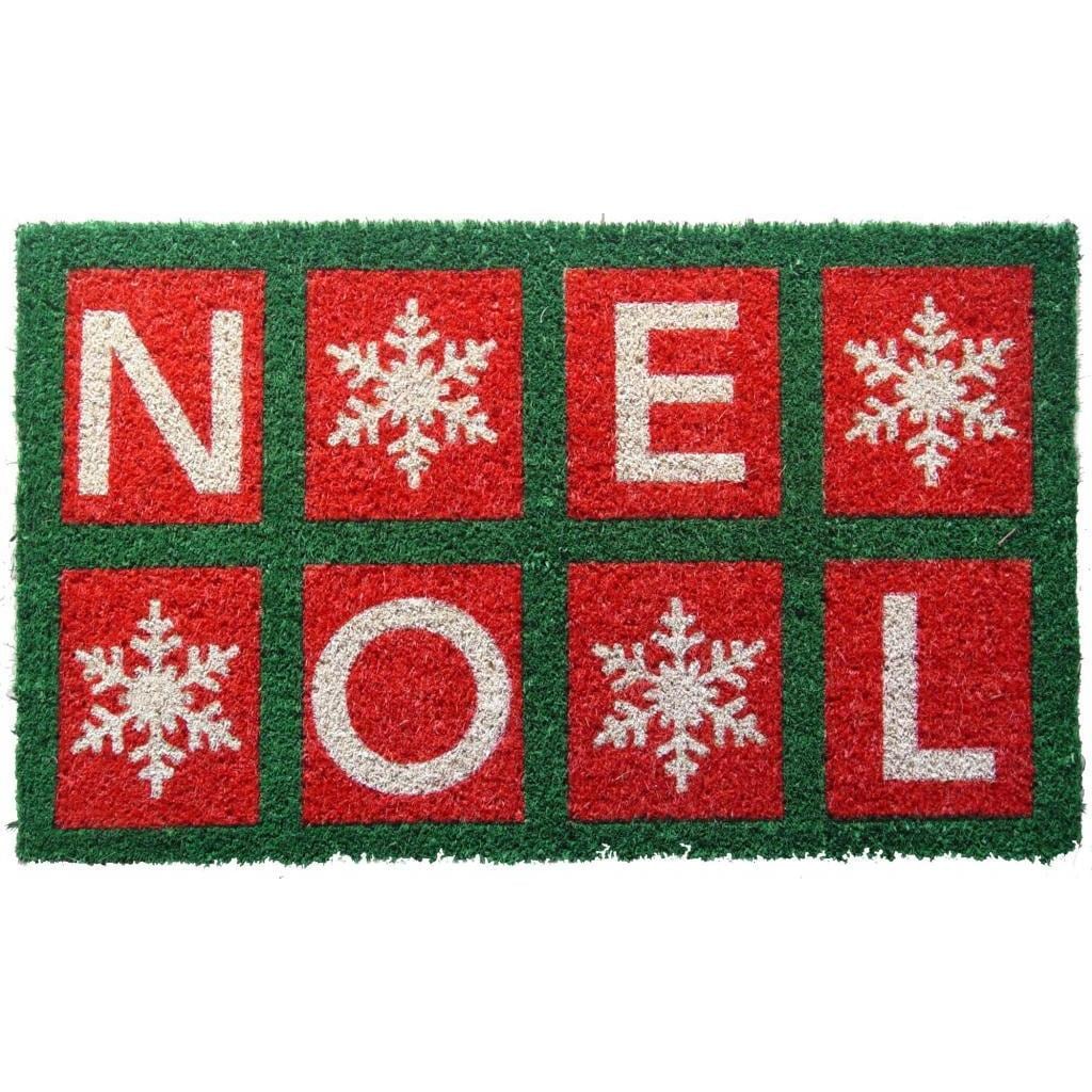 Handwoven Noel Coconut Fiber Doormat (16 X 26)