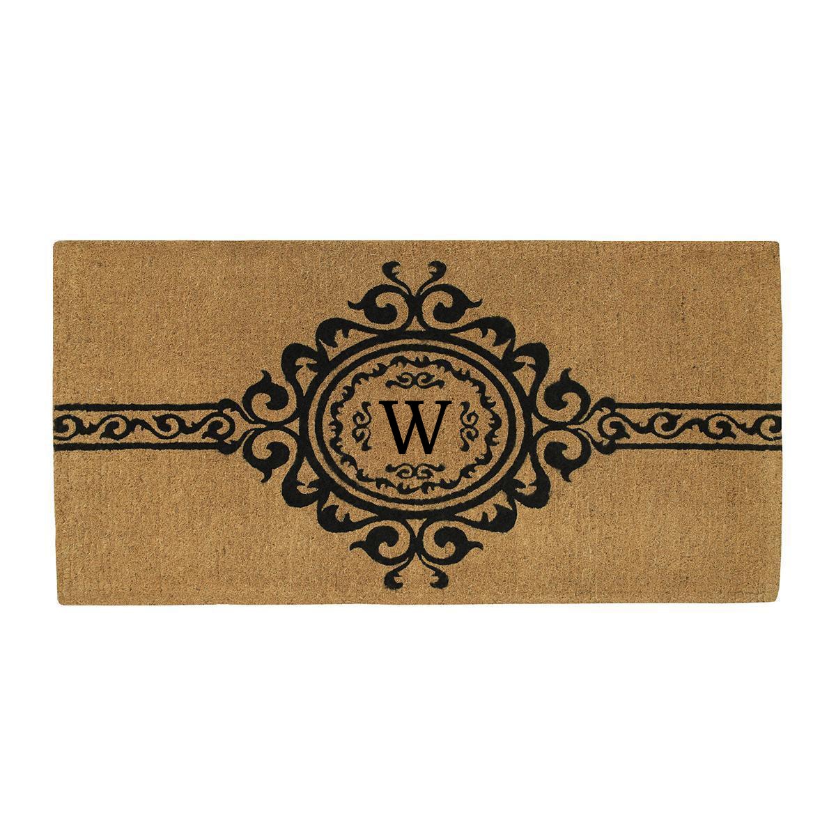 Handmade Garbo Extra Thick Monogrammed Doormat (36 X 72 inche)