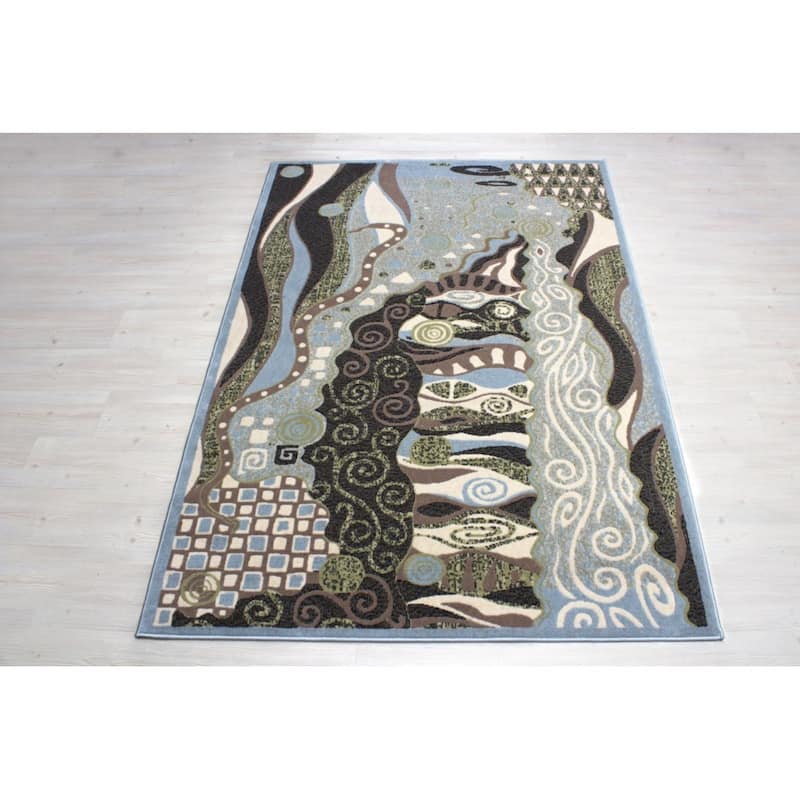 Nourison Modesto Abstract Geometric Area Rug