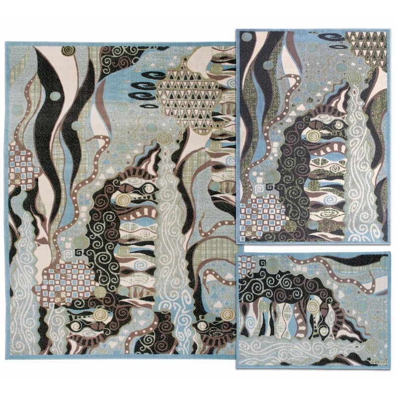 Nourison Modesto Abstract Geometric Area Rug