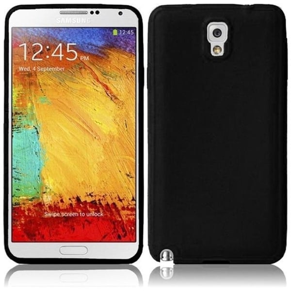 BasAcc Black Silicone Case for Samsung Galaxy Note 3 BasAcc Cases & Holders