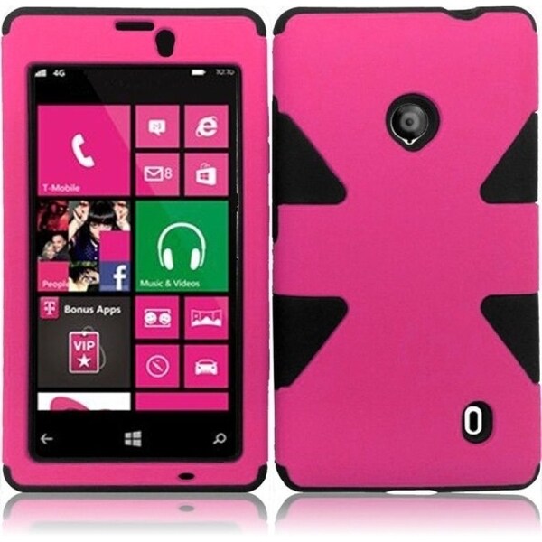 BasAcc Hot Pink/ Black Case for Nokia Lumia 521 BasAcc Cases & Holders