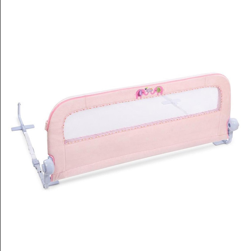 Summer Infant Safe and Secure Deluxe Pink N Plush Bedrail